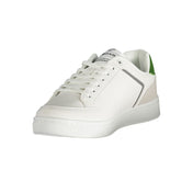 Gas White Polyester Men Sneaker