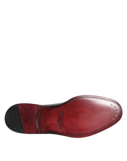 Dolce & Gabbana Black Leather Lace Up Derby Dress Formal Shoes