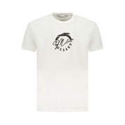 Trussardi White Cotton Men T-Shirt