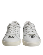 Dolce & Gabbana White London Calf Leather Men Sneakers Shoes