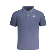 North Sails Blue Cotton Men Polo Shirt