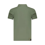 Accademia Militare Green Cotton Polo Shirt