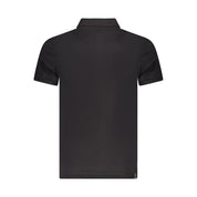 Accademia Militare Black Cotton Polo Shirt