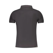 Accademia Militare Black Cotton Polo Shirt