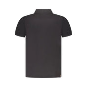Accademia Militare Black Cotton Polo Shirt