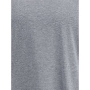 Brunello Cucinelli Gray Cotton T-Shirt
