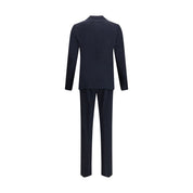 Dsquared² Black Fleece Wool Two-Piece Suit