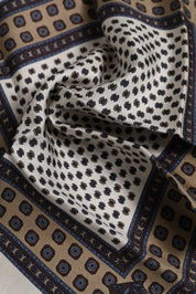 Dolce & Gabbana Multicolor Patterned Square Men Foulard Scarf