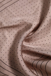 Dolce & Gabbana Beige Dotted Silk Square Men Foulard Scarf