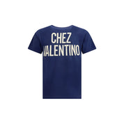 Valentino Blue Cotton T-Shirt