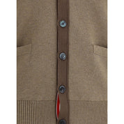 Thom Browne Brown Cotton Cardigan