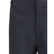 Dsquared² Black Fleece Wool Two-Piece Suit