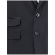 Dsquared² Black Fleece Wool Two-Piece Suit