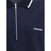 Ferragamo Zip Polo Shirt