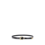 Valentino Garavani Black Calf Leather Bos Taurus Regular Belt