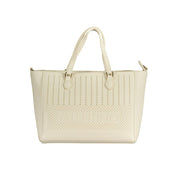 Mario Valentino White Polyurethane Women Handbag