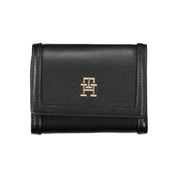 Tommy Hilfiger Black Polyurethane Women Wallet