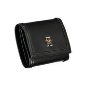 Tommy Hilfiger Black Polyurethane Women Wallet