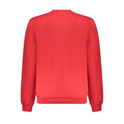 Napapijri Red Organic Cotton Crew Sweatshirt