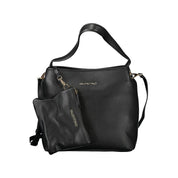 Mario Valentino Black Polyurethane Women Handbag