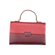 Mario Valentino Red Polyethylene Handbag