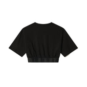 Comme Des Fuckdown Black Cotton Women T-Shirt