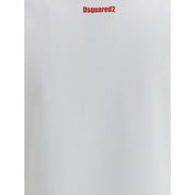 Dsquared² White Cotton T-Shirt