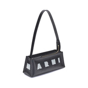 Marni Black Calf Leather Bos Taurus Shoulder Bag