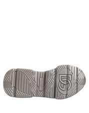 Dolce & Gabbana Silver DAYMASTER Leather Men Sneakers Shoes