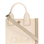 Chloé Beige Cotton Handbag
