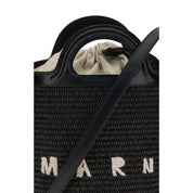 Marni Black Cotton Backet Bag