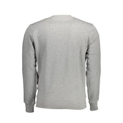 North Sails Gray Cotton Men Sweater