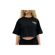 Comme Des Fuckdown Black Cotton Women T-Shirt
