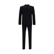 Dsquared² Black Fleece Wool Two-Piece Suit