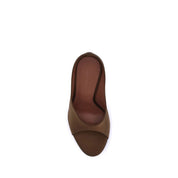 Amina Muaddi Anok satin Sandals