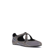 The Attico Gray Polyethylene Ballet Flats