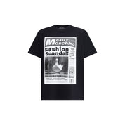 Moschino Black Cotton T-Shirt