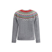 Dsquared² Gray Fleece Wool Sweatshirt
