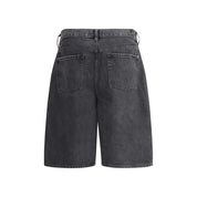 7FOR Denim Caviar Shorts