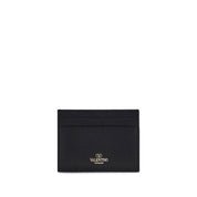 Valentino Garavani Black Calf Leather Bos Taurus Wallet