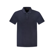 Hugo Boss Blu Cotton Men Polo