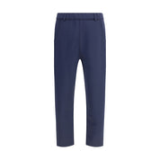 Prada Blue Polyester Casual Pants