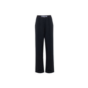 Comme Des Fuckdown Black Polyester Women Palazzo Trousers