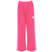 Comme Des Fuckdown Pink Cotton Women Palazzo Pants