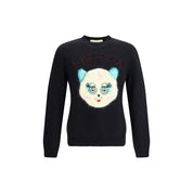 Valentino Black Cotton Sweatshirt