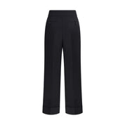 Valentino Black Wool Dress Pants