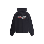 Balenciaga Black Cotton Sweatshirt