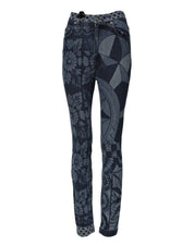 Dolce & Gabbana Blue Graphic Print Cotton Skinny Denim Jeans
