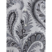 Etro Gray Cotton Pattern Shirt