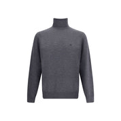 Etro Gray Wool Turtleneck